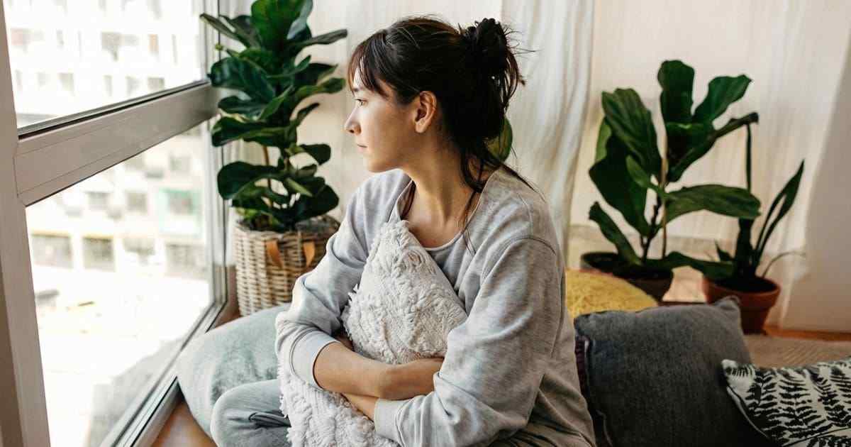 一日中家にいる